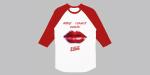 Courtney Love Red + White Baseball Shirt